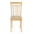 Coast Dining Chair - Set of 2 - Natural - Cream - Solid Wood and Fabric