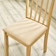 Coast Dining Chair - Set of 2 - Natural - Cream - Solid Wood and Fabric