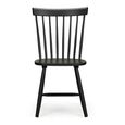Torino Dining Chair - Set of 4 - Spindle Curved Back - Black - Wood