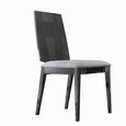 Montecarlo Dining Chair - Set of 2 - Grey Koto High Gloss