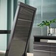 Versilia Dining Chair - Set of 2 - Black Faux Leather