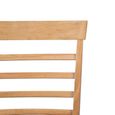 Clearance - Hanover Dining Chair - Set of 2 - Ladder Back - Natural and Black - Light Oak and Faux Leather - FSS17526