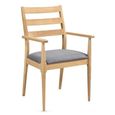Clearance - Orlando Carver Dining Armchair - Set of 2 - Oak - FSS17522