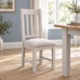 2 x Richmond Grey Slatted Back Dining Chair thumbnail