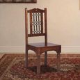 Indian Dining Chair - Set of 2 - Sheesham Wood