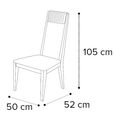 Prestige Italian Dining Chair - High Back - Beige - Fabric