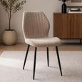 Clearance - Conway Dining Chair - Set of 2 - Stone Fabric - FSS17538