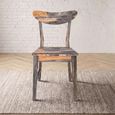 Goa Dining Chair - Set of 2 - Curved Back - Rustic Sheesham