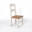 2 x Melbourne White Painted Ladder Back Dining Chair thumbnail 2