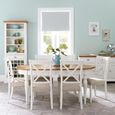 2 x Hampstead Dining Chairs X Back Ivory Bonded Leather thumbnail 5