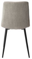 Aspen Dining Chair - Set of 2 - Straight Stitch - Light Grey Fabric