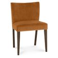 Turin Dining Chairs - Set of 2 - Harvest Pumpkin Velvet - Low Back