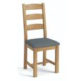 Burford Dining Chair - Set of 2 - Ladder Back - Oak
