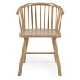 Kaito Dining Chair - Set of 2 - Curved - Oak