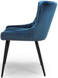 Malmo Dining Chair - Set of 2 - Blue Fabric