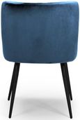 Malmo Dining Chair - Set of 2 - Blue Fabric