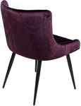 Malmo Dining Chair - Set of 2 - Purple Fabric