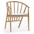 Rory Dining Chair - Set of 2 - Curved Back - Oak