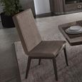 Armonia Italian Silver Birch Flute Fabric Dining Chair thumbnail