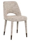 Cecilia Natural Fabric Dining Chair (Set of 2)
