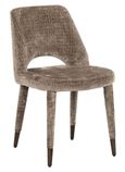 Cecilia Stone Chenille Fabric Dining Chair (Set of 2)