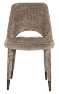 Cecilia Stone Chenille Fabric Dining Chair (Set of 2)