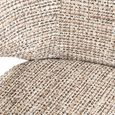 Donnatella Natural Fabric Dining Armchair