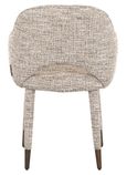 Donnatella Natural Fabric Dining Armchair