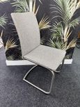 Dining Chair - Light Grey Steel Brushed - SM53 - EX Display