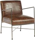 Hoxton Dining Chair - Brown Leather