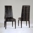 Juliette Dining Chair - Nabuk Leather Fabric - Variation Available