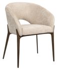 Kenzi Cream Fabric Dining Chair