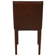Barnes Dining Chair - Brown Leather