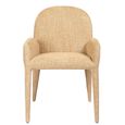 Eska Dining Armchair - Beige Fabric