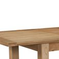 Appleby Extending Dining Set - 4 Seater - 120cm-153cm - Oak - with 4 Arizona Slatted Chairs - Black Faux Leather Seat Pad