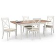 Clearance - Provence Extending Dining Set - 190cm-230cm - 6-8 Seater - Grey - FSS16559