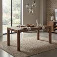 Oakridge Dining Set - 160cm - 6 Seater - Dark Oak - 6 Chairs