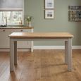 Windermere Painted Butterfly Extending Dining Set - 140cm-180cm - 6-8 Seater - Oyster Grey - Chairs
