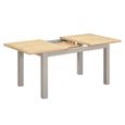 Windermere Painted Butterfly Extending Dining Set - 140cm-180cm - 6-8 Seater - Oyster Grey - Chairs