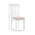 Orwell Dining Set - 90cm - 4 Seater - Round - White - Wood - 4 Chairs
