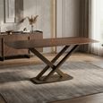 Solara Dining Set - 180cm - 6 Seater - Walnut - 6 Cantilever Chair