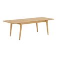 Darwin Extending Dining Set - 180cm-230cm - Natural - 6 Agustin Spindle Back Chairs