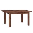 Andorra Butterfly Extending Dining Set - 120cm-165cm - 4-6 Seater - Dark Acacia Wood