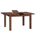 Andorra Butterfly Extending Dining Set - 120cm-165cm - 4-6 Seater - Dark Acacia Wood