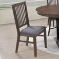 Roseville Dark Oak Extending Dining Set - 155cm-154cm - 4-6 Seater - Oval - 4 Chair