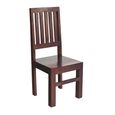 Dakota Dining Set - 120cm - 4 Seater - Dark Mango Wood - 4 Chair