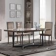 Armonia Italian Silver Birch 8 Seater 200cm Dining Set with Roma Fabric Chair thumbnail