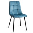 Ramsay Oak Dining Table Set - 6 Seater - 160cm - X Leg - 6 Mondrian Petrol Blue Velvet Chairs
