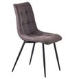 Carrara Dining Set - 4 Seater - 135cm - Round - Grey Ceramic - Extending - 4x Corona Dining Chairs - Grey Fabric