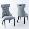 Carrera Dining Set - 4 Seater - 130cm - Round - White Marble - 4x Mimi Dining Chairs - Grey Leather